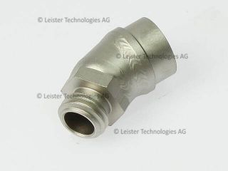 Leister 30 Degree Angular Adapter for Screw-fit Nozzles 127.726