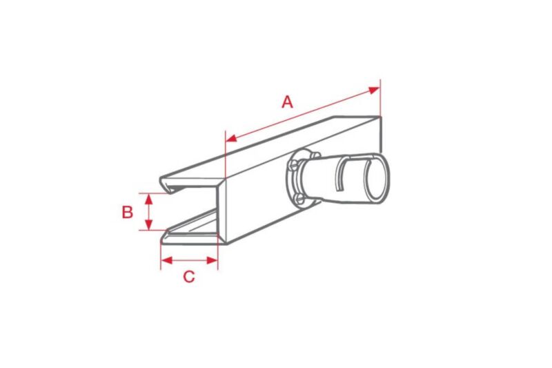 Leister 400x65x78mm Shell Reflector Schematic 106.174 for HOTWIND, LHS 61S, LE 5000 HT & VULCAN SYSTEM 6kW