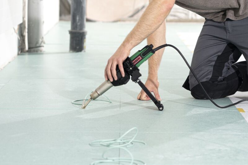 Leister EASYFLOOR 173.478 vinyl floor welding roller guide suitable for TRIAC ST/AT onsite 3