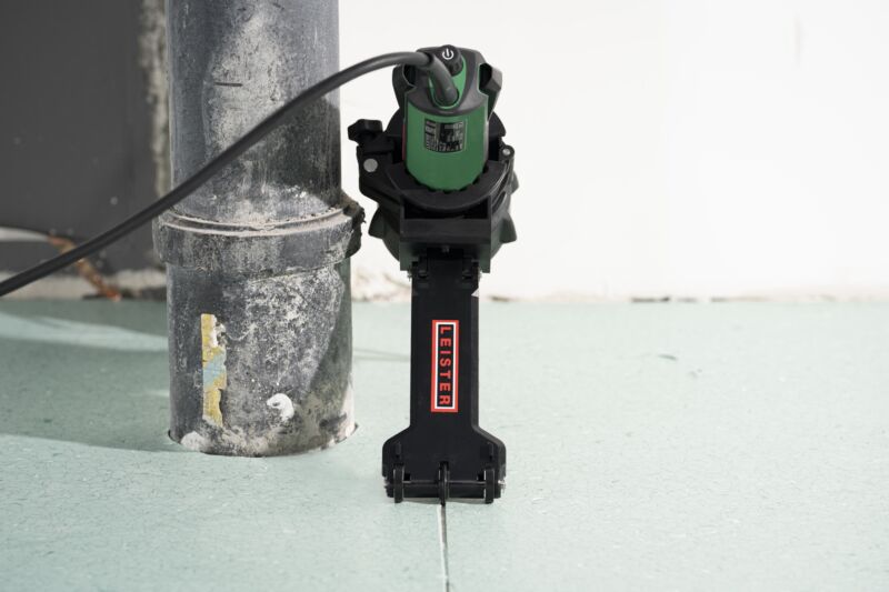 Leister EASYFLOOR 173.478 vinyl floor welding roller guide suitable for TRIAC ST/AT onsite 4