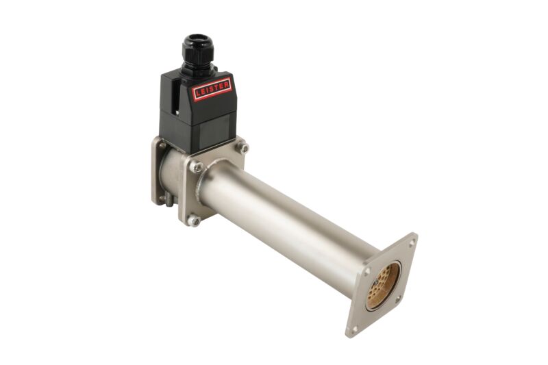 Leister LHS 410 DF HT High Temperature Double Flange Process Heater 4.4kW 230V/5.5kW 400V - front right