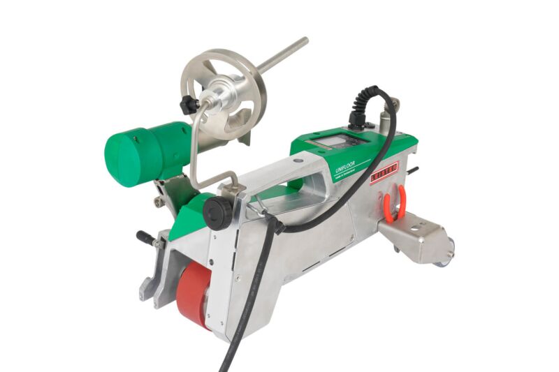 Leister UNIFLOOR 500 230v Automatic Safety/Vinyl Floor Welder 169.613 rear with cutter