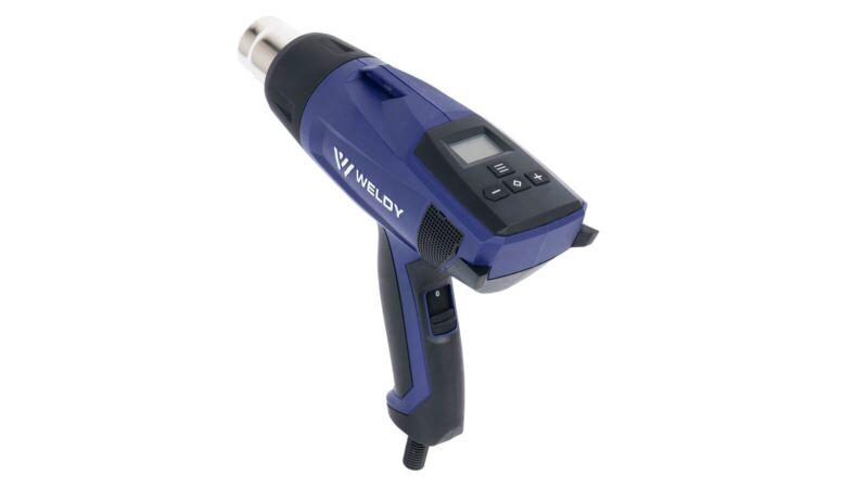 WELDY HG 530-A 230V 2000W Digital Hot Air Gun 131.325 in carton with accessories - main image 2