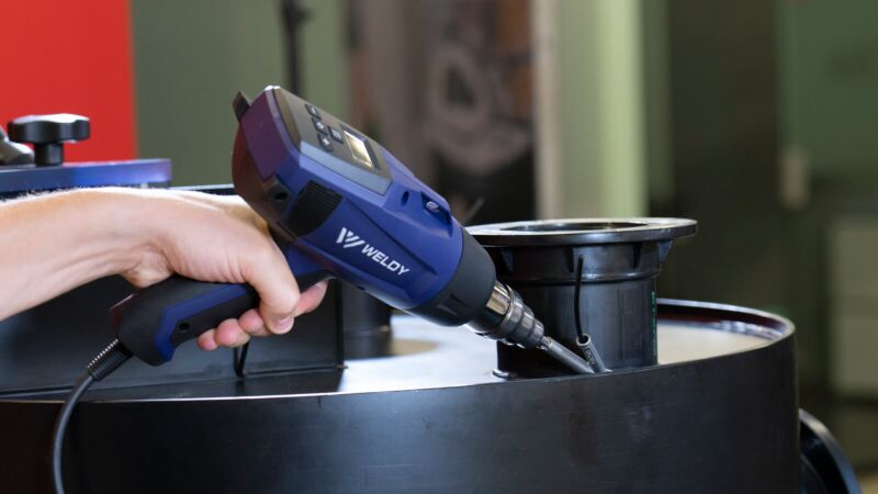 WELDY HG 530-A 230V 2000W Digital Hot Air Gun 131.325 in carton with accessories - plastic welding
