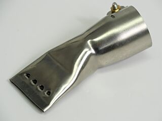 Leister 40mm Wide Slot Perforated Angled Nozzle 107.133 (side)