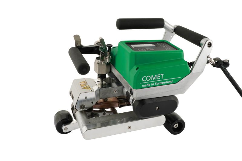 Leister COMET 500 60mm Wedge Welder 230V 2300W optional Test Channel hand grips & gear/motor