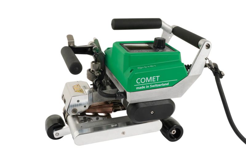 Leister COMET 700 60/90mm Wedge Welder 120V/230V optional Test Channel side handle down