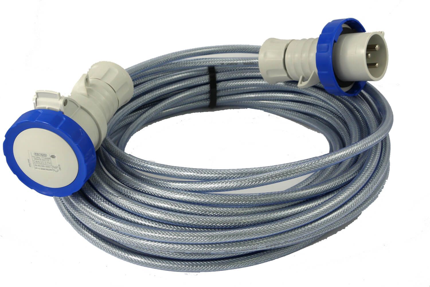 Welwyn Tool Group 25m Armoured Safety extension lead 230v 32A 4Z for