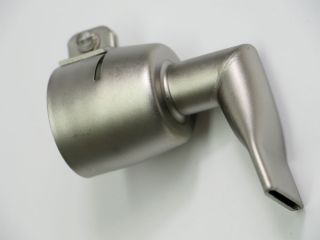 Leister 20mm 90 degree angled nozzle 107.124 (face on)