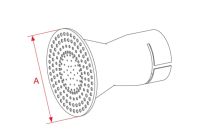 Leister 152mm Diameter Sieve Reflector 107.335 for HOTWIND, LHS 61S, LE 5000 HT & VULCAN SYSTEM 6kW - schematic