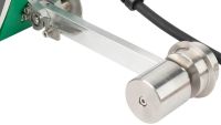Leister MINIFLOOR 230v Drive Unit 154.330 for automatic floor laying welder close up of guide roller