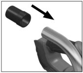Leister Vacuum Cleaner Adapter 166.642 for GROOVER 500-LP fitting instruction
