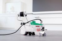 Leister UNIFLOOR 500 120v Automatic Safety/Vinyl Floor Welder 169.616 side with cutter