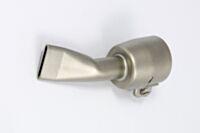 Leister 20mm Wide slot angled nozzle push-fit 107.123 (front on)