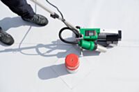 Leister UNIROOF 700 Automatic Roof Welding Machine 120V 1800W 169.237 machine in use 3