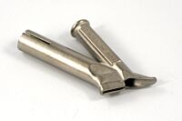 Leister 5mm Round Speed Weld Nozzle with Small Air Slide 105.433 for Vinyl Flooring