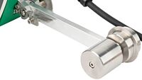 Leister MINIFLOOR 120v Drive Unit 154.337 for Vinyl Floor Laying close up of guide roller