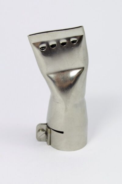 Leister 40mm Wide Slot Perforated Angled Nozzle 107.133 (upright)