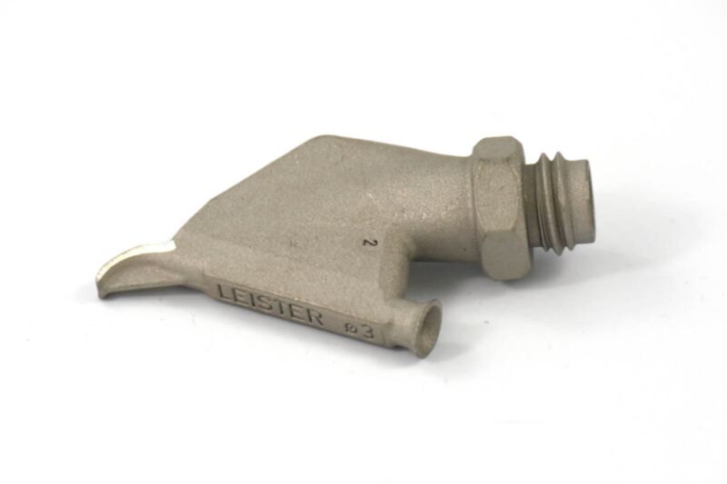 Leister 3mm Round Drawing Nozzle without Tacking Tip, Screw-fit 113.876