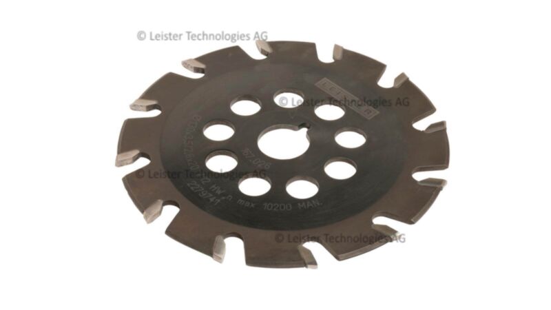Leister GROOVER 500-LP 167.451 battery powered with 3.5mm Parabolic TCT Blade for Vinyl Floor Welding (167.026 blade supplied with 500-LP)