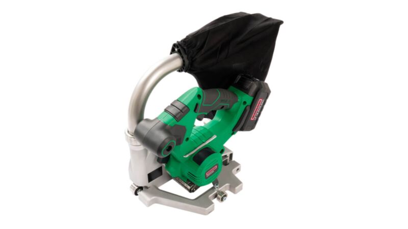 Leister GROOVER 500-LP 167.451 battery powered with 3.5mm Parabolic TCT Blade for Vinyl Floor Welding (main 3)