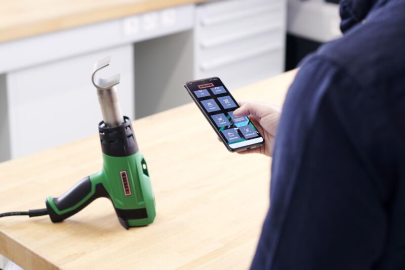 Leister SOLANO AT 230V for Plastic Welding 162.268 PW Temperature Calibration