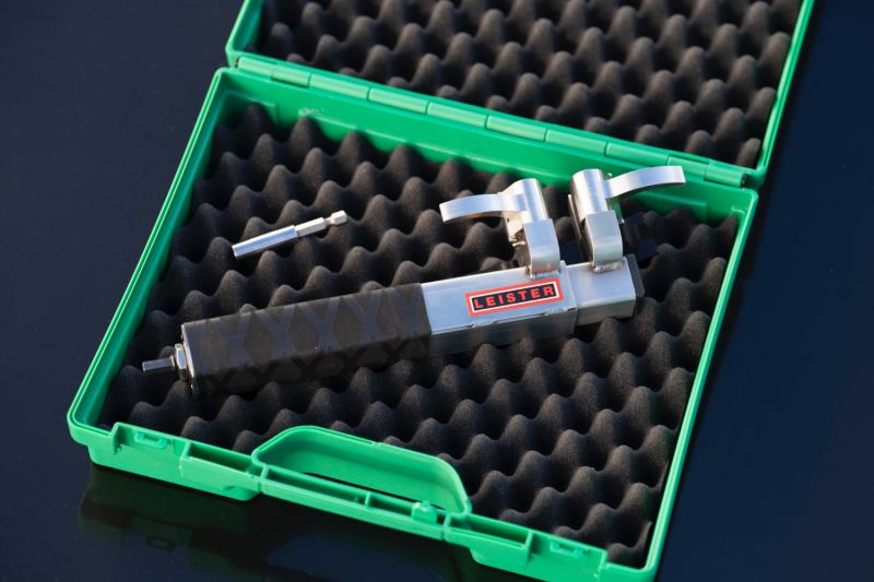 Leister EXAMO 100 170.539 Hand Held Test Tool for Destructive Testing ofWelded Geomembrane - site box 1