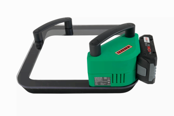 Leister VACUUM PLATE 100-LP with integrated battery and charger