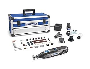 Dremel 12V Cordless Multi-Tool Kit with 2 x 2.0Ah Batteries & 66-Piece Accessory Set (F0138240JL)